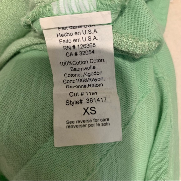 Left of center green top size XS - Picture 3 of 8